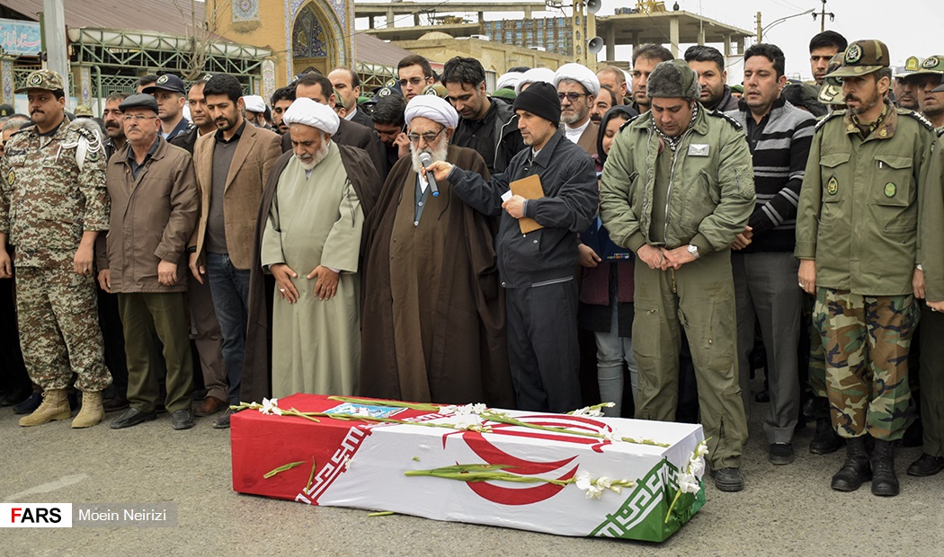 عکس/ تشییع پیکر شهدای بوئینگ 707 در آمل و کرمانشاه