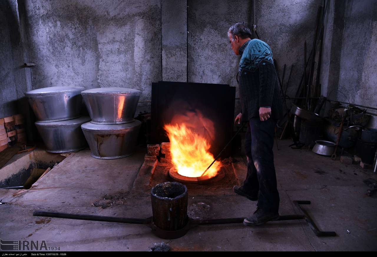 صنعت «مسگری» یادگاری از شیراز قدیم