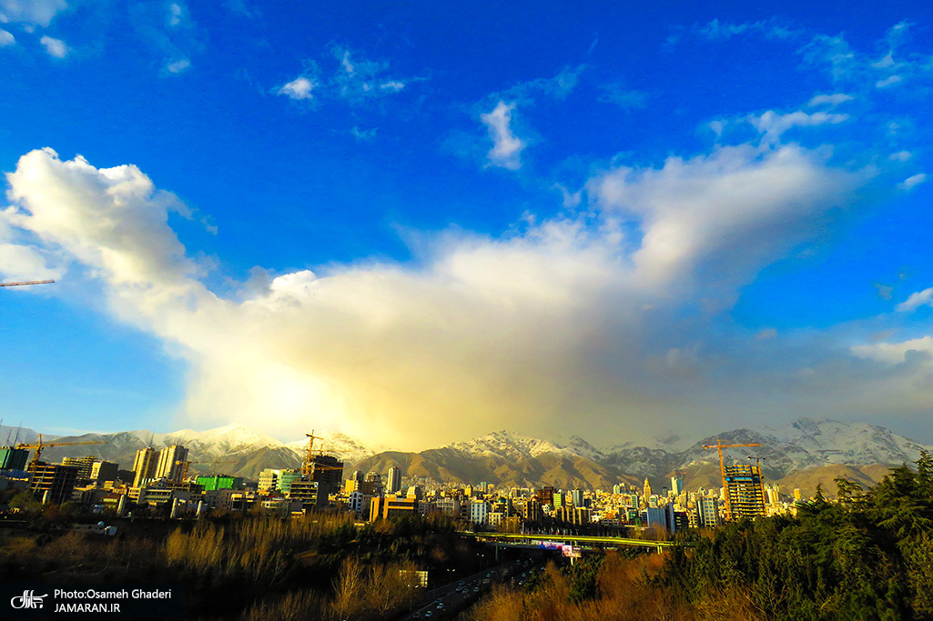 طبیعت زیبای زمستانی بوستان طالقانی تهران