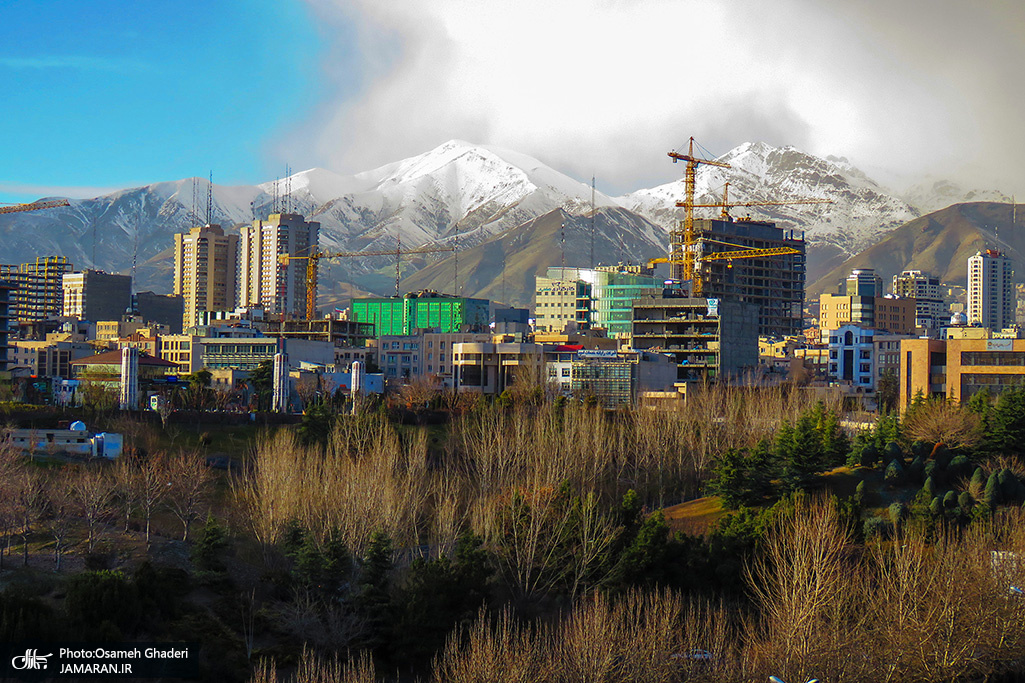 طبیعت زیبای زمستانی بوستان طالقانی تهران