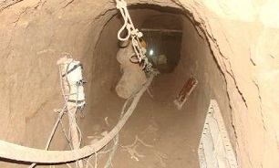 سارقان اشیای تاریخی در تونل ۶۰ متری زمینگیر شدند