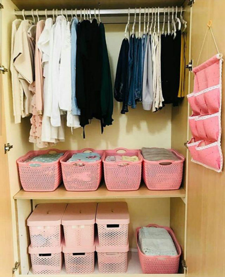 زیباترین چیدمان های کمد و کابینت