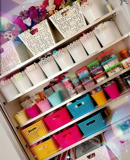 زیباترین چیدمان های کمد و کابینت
