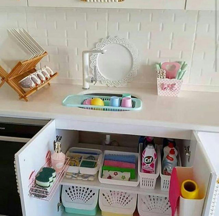 زیباترین چیدمان های کمد و کابینت