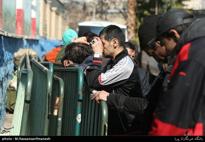 جمع آوری معتادان متجاهر در محلات شوش ، مولوی و هرندی