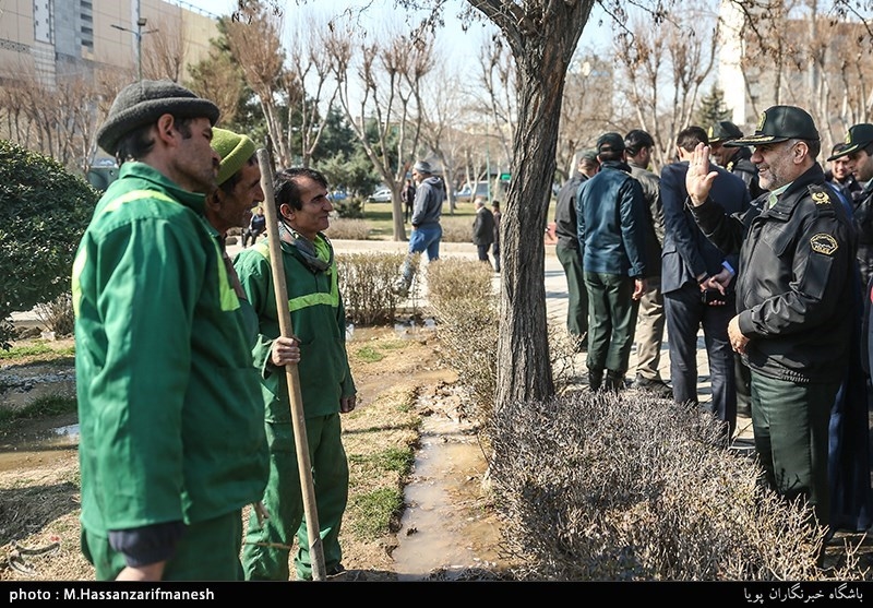 جمع آوری معتادان متجاهر در محلات شوش ، مولوی و هرندی