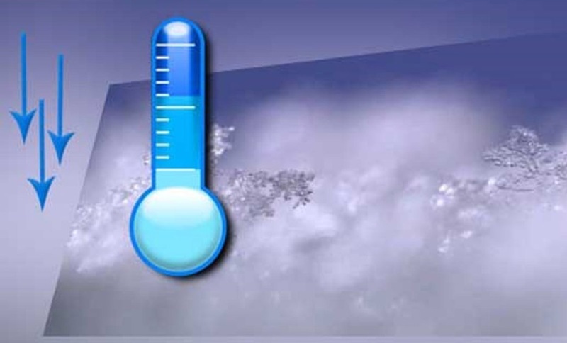 کاهش 10 درجه ای دما در مناطق شمال شرق و سواحل دریای خزر