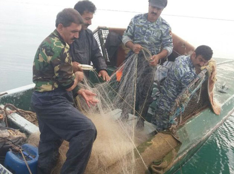 دستگیری صیادان متخلف در گمیشان