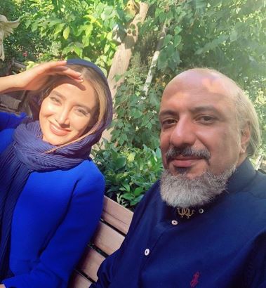 چهره ها/ سلفی بهاره افشاری و امیر جعفری در پشت صحنه ممنوعه