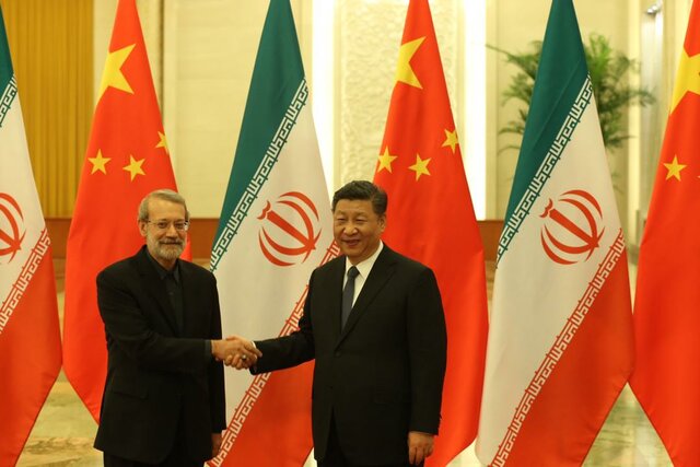 توییت ظریف درباره صحبت‌های لاریجانی با رئیس‌جمهور چین