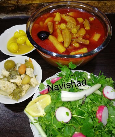 ازشما/ خورشت باميه با مرغ 