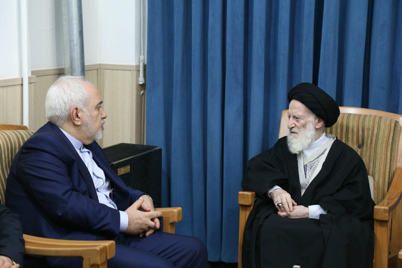 آیت الله شبیری زنجانی خطاب به ظریف: دعا برای شما وظیفه ماست