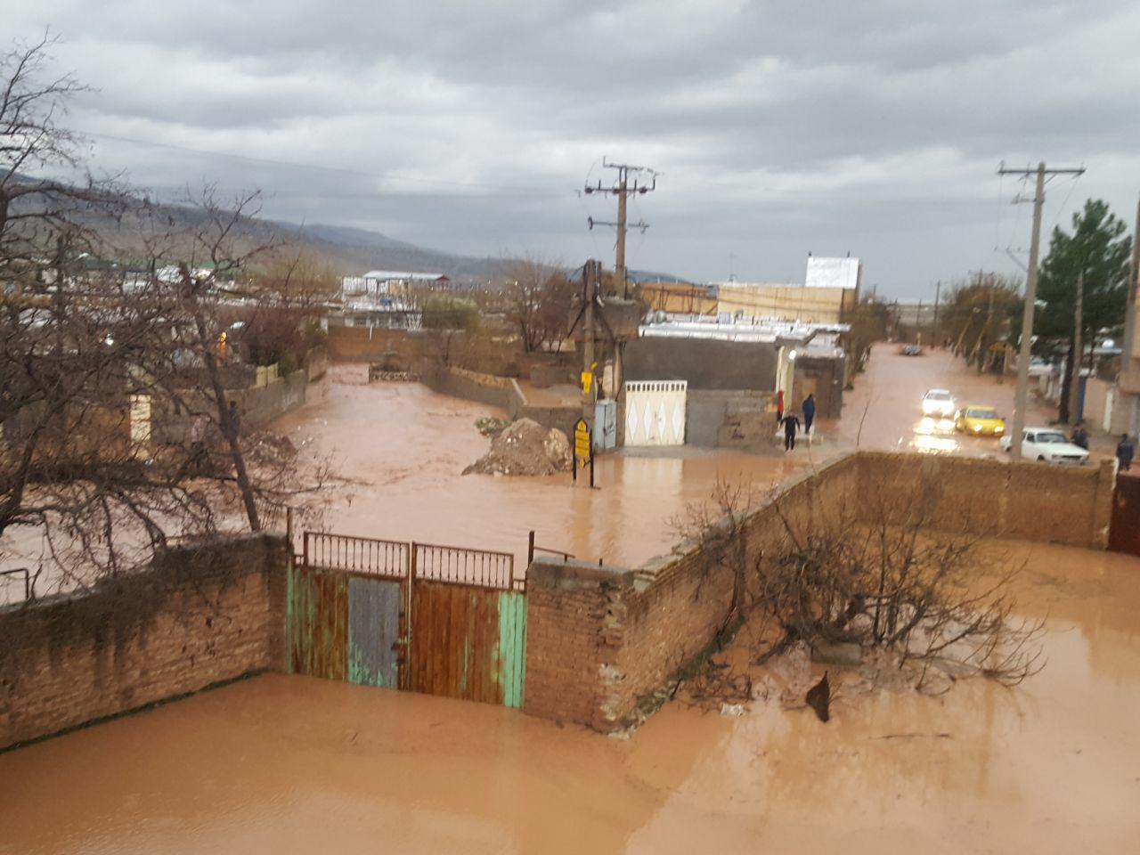 تصویری از وضعیت بحرانی روستای دارایی نورآباد لرستان