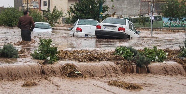 وضعیت جاده‌ها در سیلابی ترین روزهای ایران