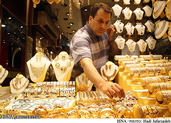 نوسانات قیمت طلا در بازار امروز اهواز