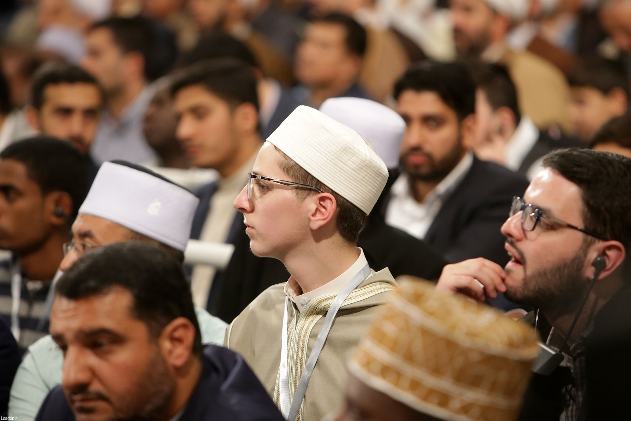 دیدار شرکت‌کنندگان مسابقات بین‌المللی قرآن با رهبر انقلاب