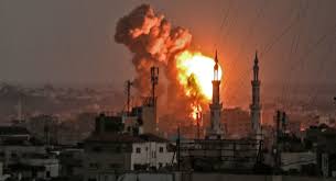 حمله توپخانه‌ای اسرائیل به غزه
