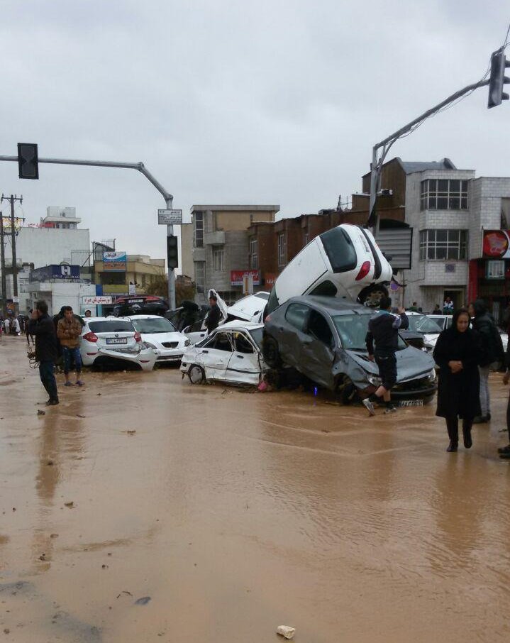دلایل وقوع سیل شیراز