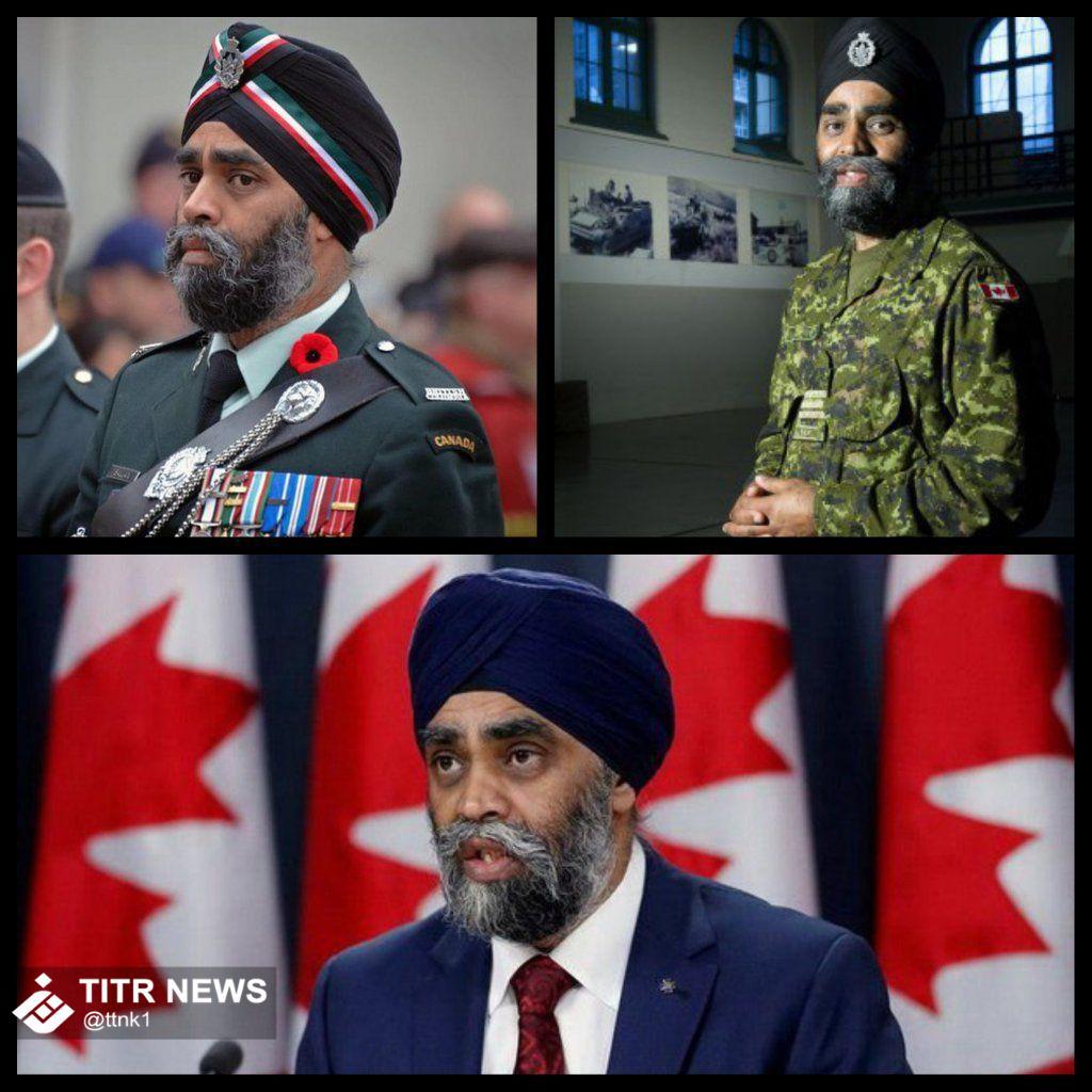 وزیر دفاع کانادا با لباس هندی