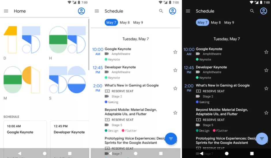  همه‌ چیز در مورد ویژگی‌های جدید نسخه 2019 اپلیکیشن Google I/O 