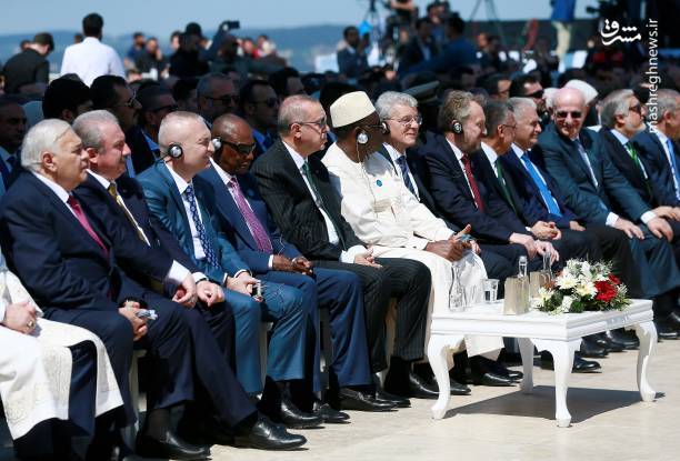 افتتاح بزرگترین مسجد ترکیه با حضور اردوغان