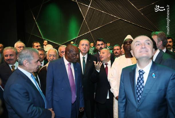  افتتاح بزرگترین مسجد ترکیه با حضور اردوغان