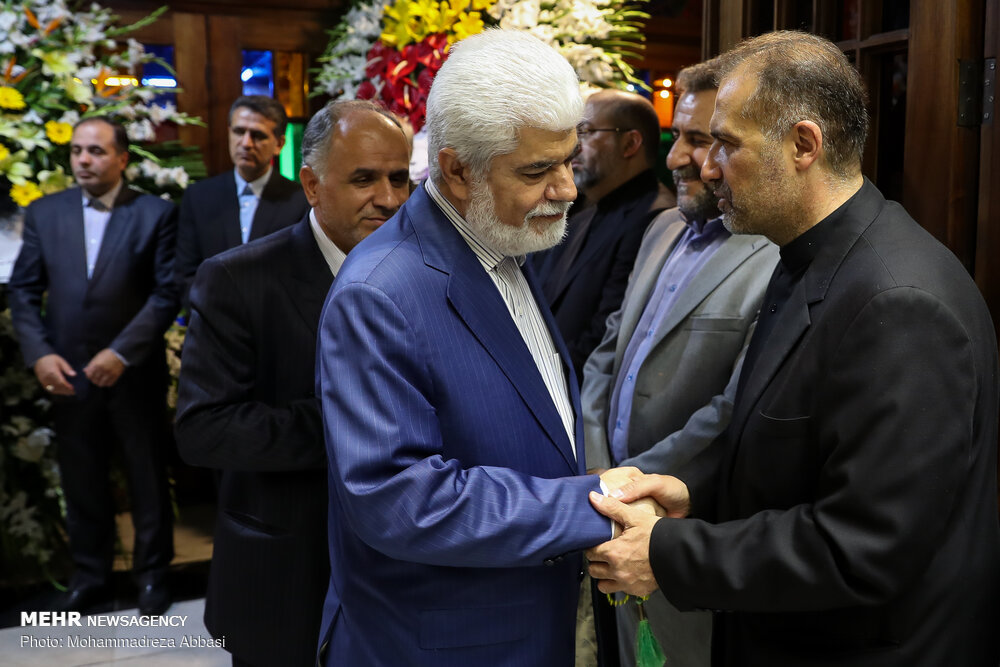 چهره های سیاسی در مراسم ترحیم والده کاظم جلالی