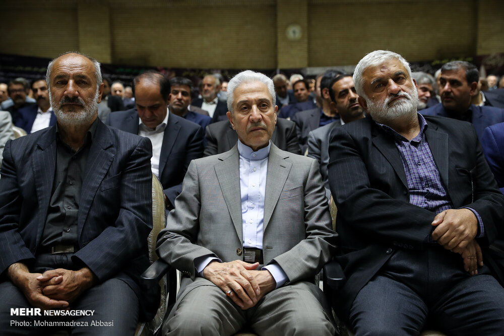 چهره های سیاسی در مراسم ترحیم والده کاظم جلالی