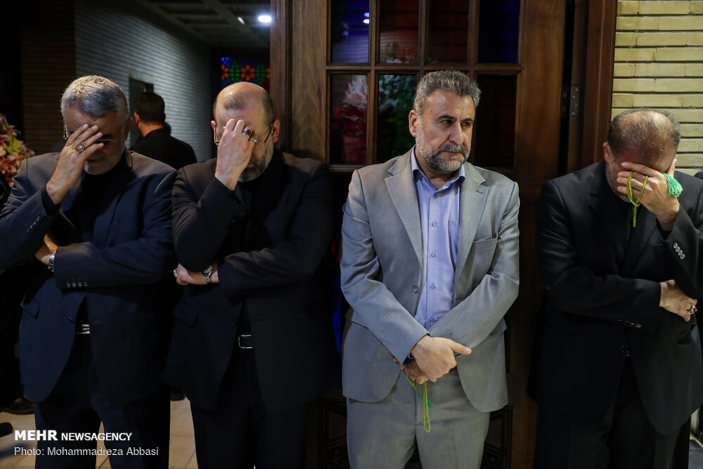 چهره های سیاسی در مراسم ترحیم والده کاظم جلالی