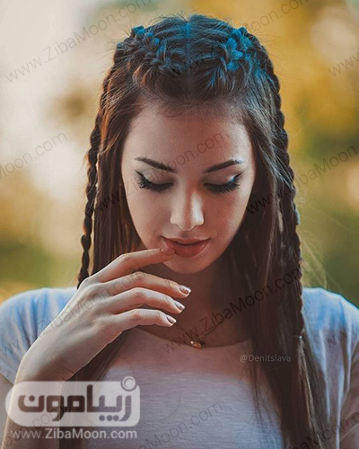 مدل مو فرق وسط دخترانه جدید 