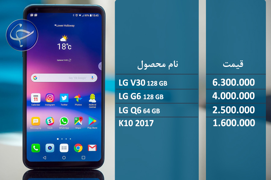 آخرین قیمت انواع گوشی موبایل در بازار