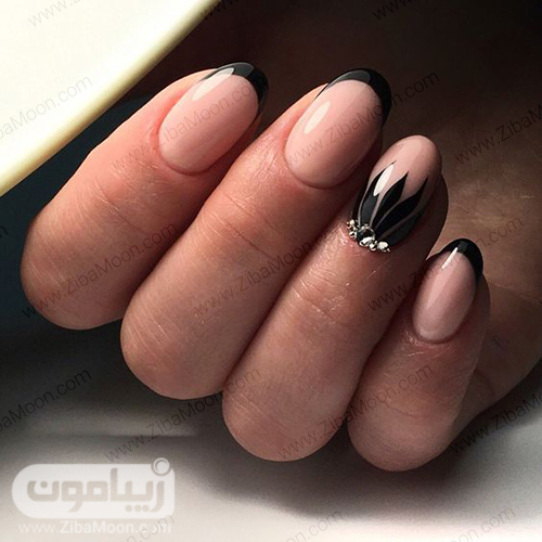 مدل های جدید فرنچ ناخن گرد و مربعی