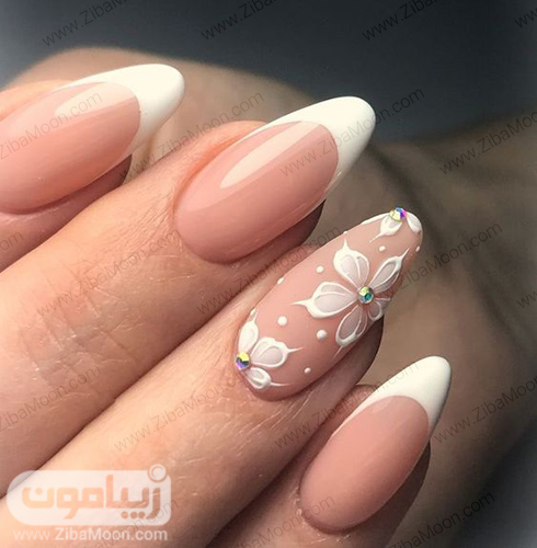 مدل های جدید فرنچ ناخن گرد و مربعی