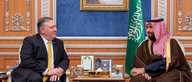 رایزنی تلفنی وزیر خارجه آمریکا با ولیعهد عربستان