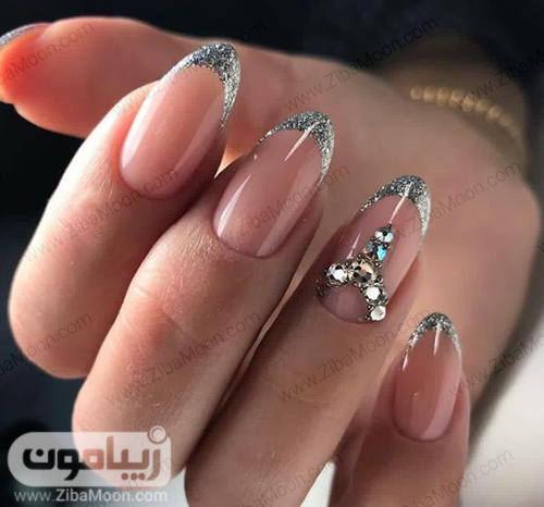 مدل های جدید فرنچ ناخن گرد و مربعی