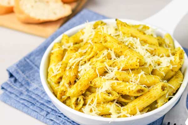  پاستا پنه با سس پستو خوش طعم و لذيذ