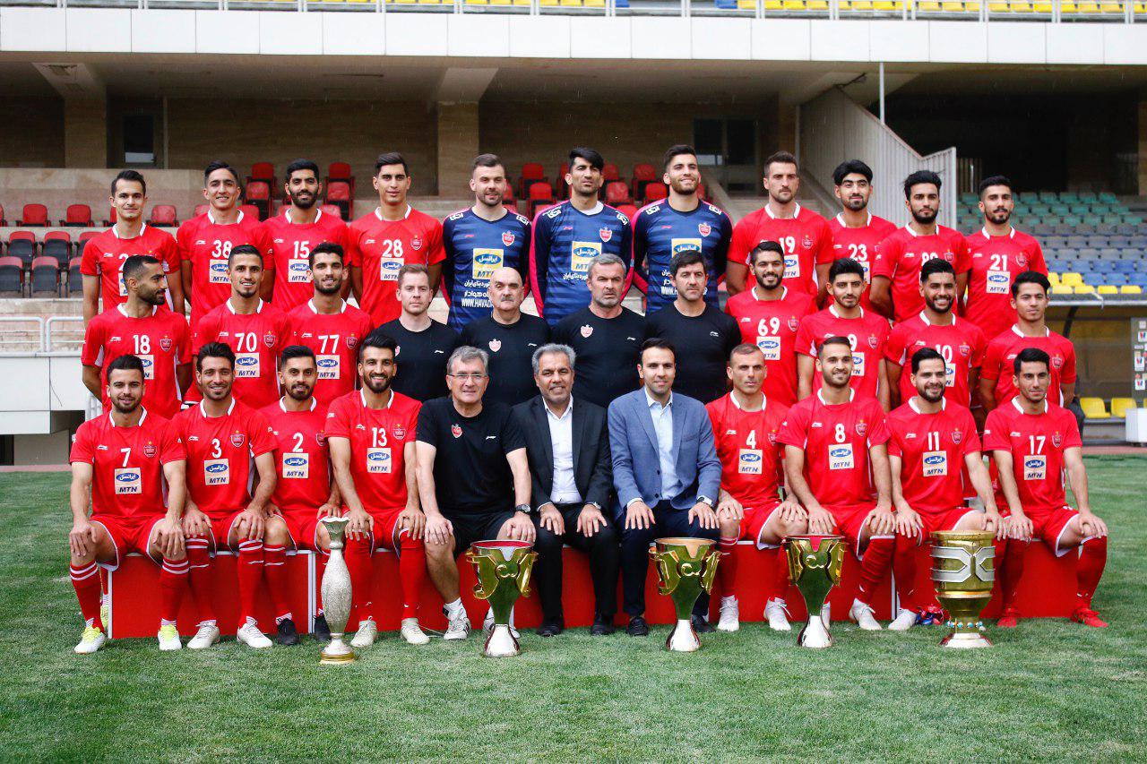 عکس تیمی پرافتخار پرسپولیسی‌ها