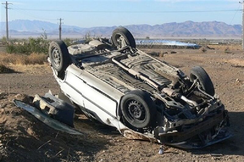 واژگونی پراید در بیارجمند چهار مصدوم بر جا گذاشت