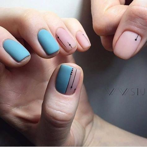 ایده های رنگی برای طراحی ناخن با استفاده از خطوط
