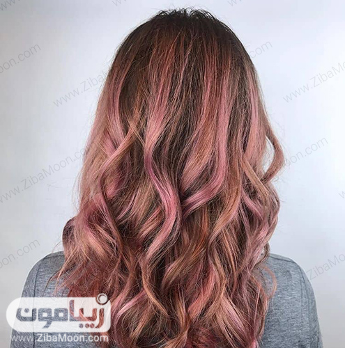 فرمول رنگساژ دودی صورتی مو
