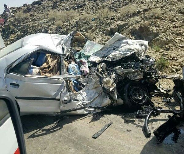 یک فوتی در تصادف در جاده نهبندان - بیرجند