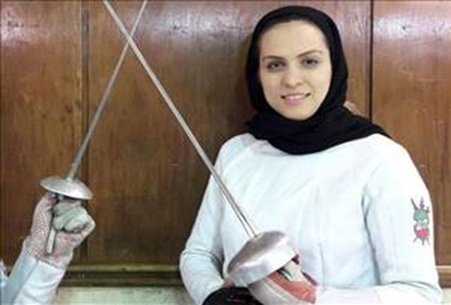 بانوی شمشیر باز آذربایجان شرقی راهی مسابقات قهرمانی آسیا شد