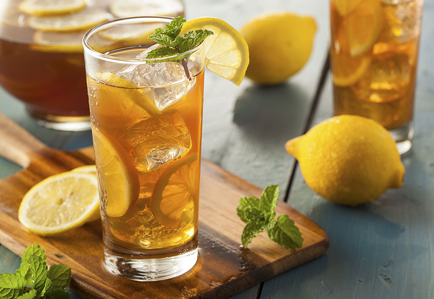 يخ چاي ليمويي؛ معطر و خوشمزه