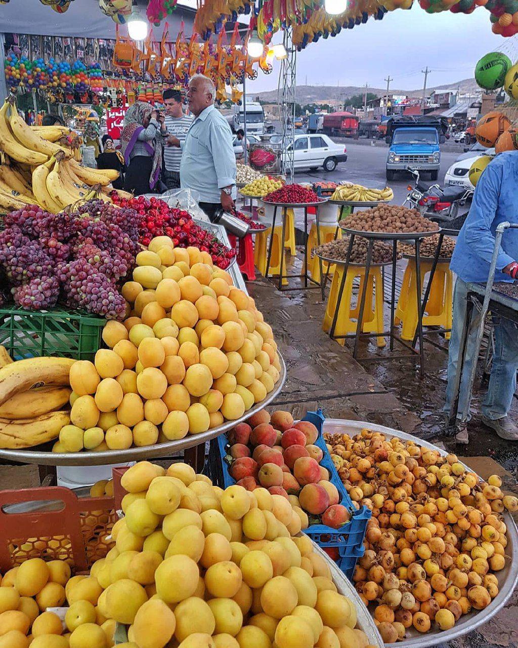 خوشمزه های فصل گرما در دشت ارژن شیراز