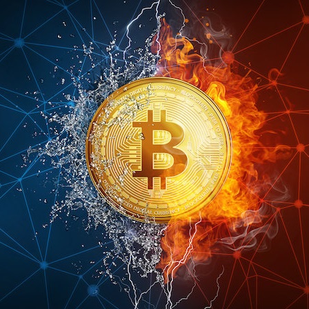 بیت کوین در مرز ۱۰ هزار دلار