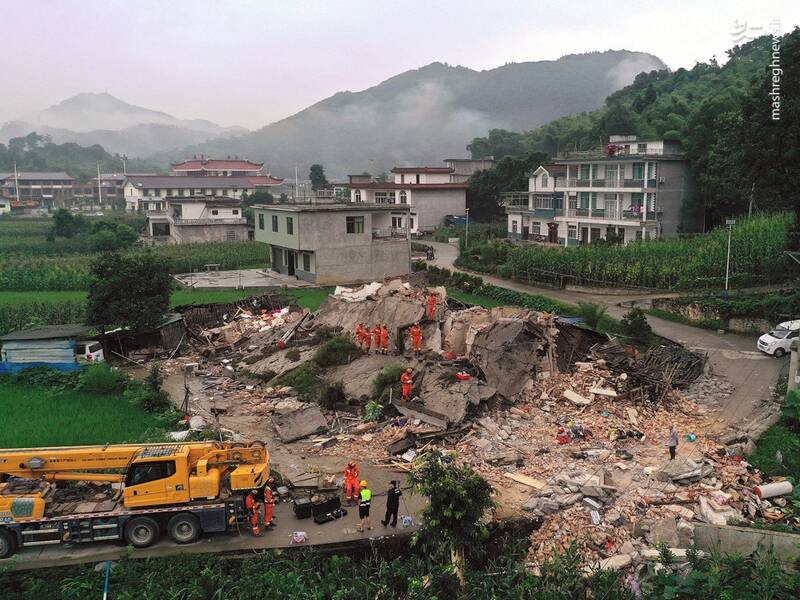 خسارات زلزله 6 ریشتری در چین