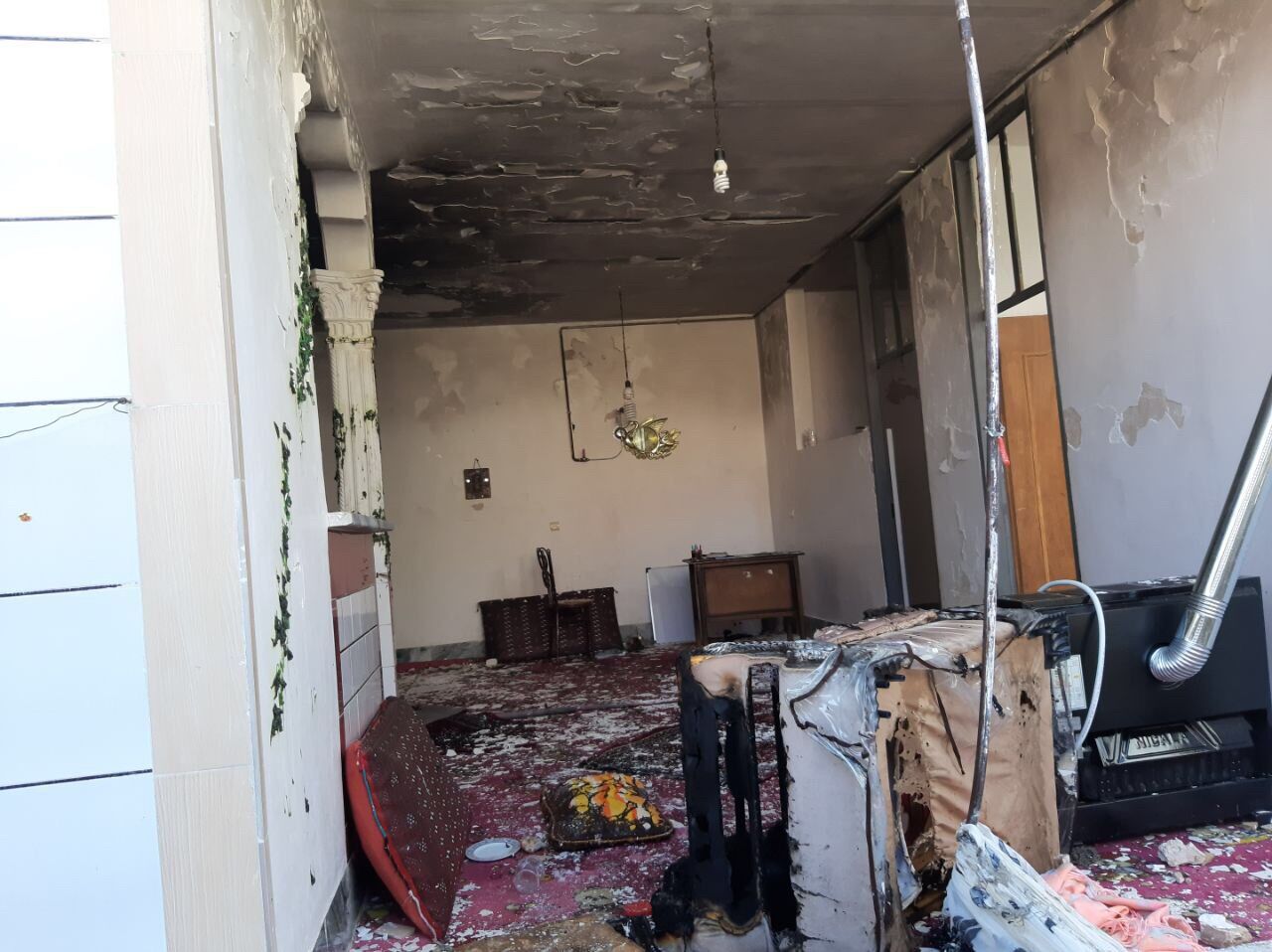 نشت گاز منجر به تخریب یک واحد ساختمانی در الشتر شد