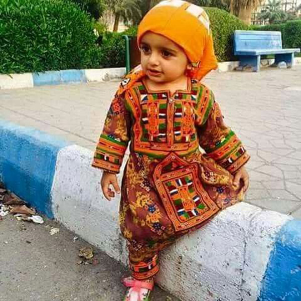 لباس بلوچی دخترانه