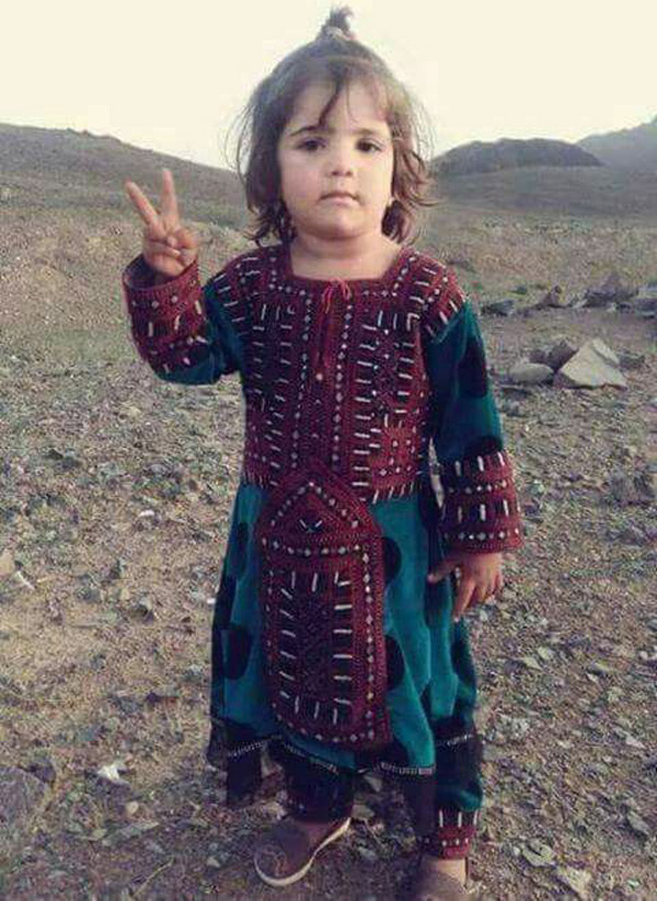 لباس بلوچی دخترانه