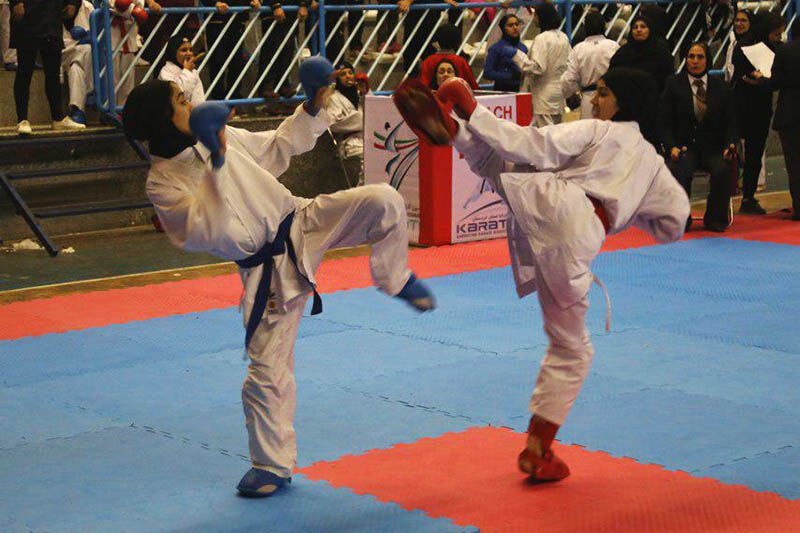 اعزام کاراته کاران دختر سیستان و بلوچستان به اردوی تیم ملی